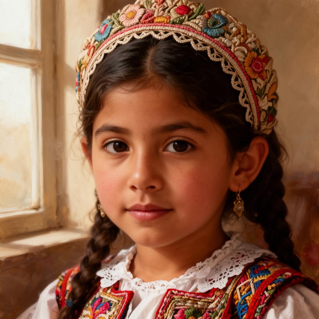 Estudiante de folklore peruano
